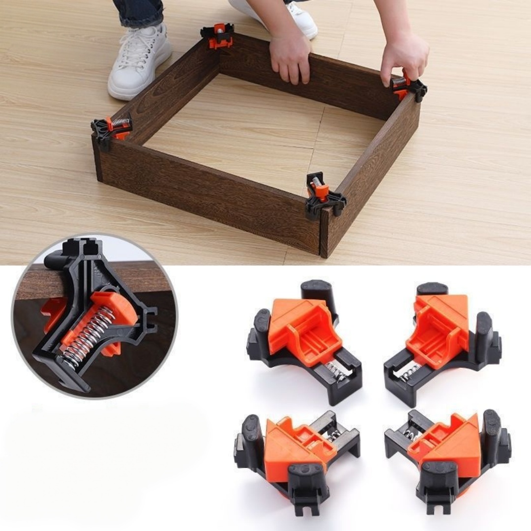 Hand Tools Mechanical Workshop - 4개 90 ° 직각 클램프 고정