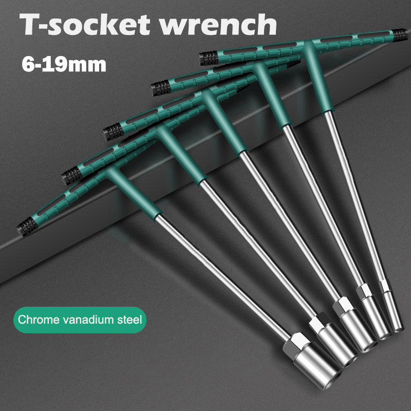 Car Workshop Tools And Equipment - T 소켓 토크 렌치 고무 핸들