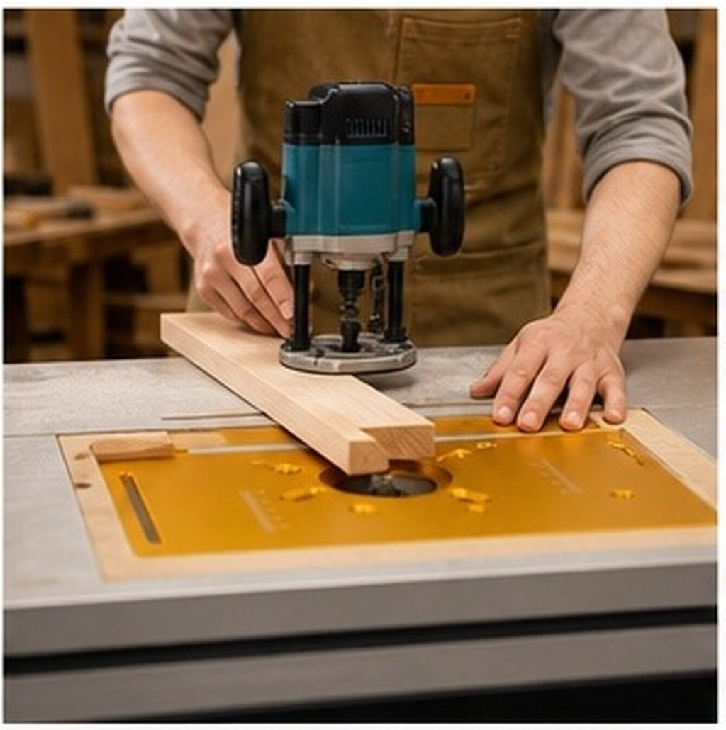 Router Table Insert - 1세트 알루미늄 합금 라우터 테이블 삽입판,