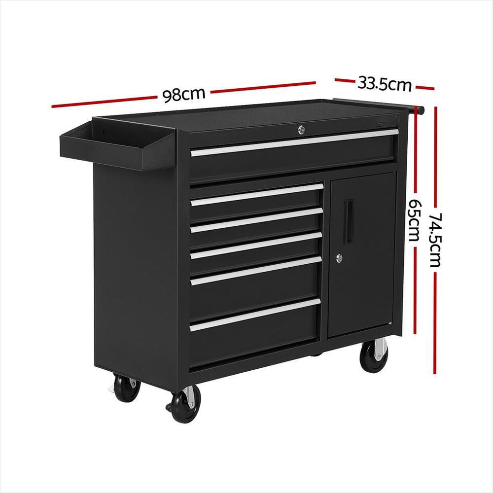 6단 서랍 공구함 수납 트롤리, 차고 및 작업장 정리용 - Tools Trolley For Workshop 리뷰 및 가격
