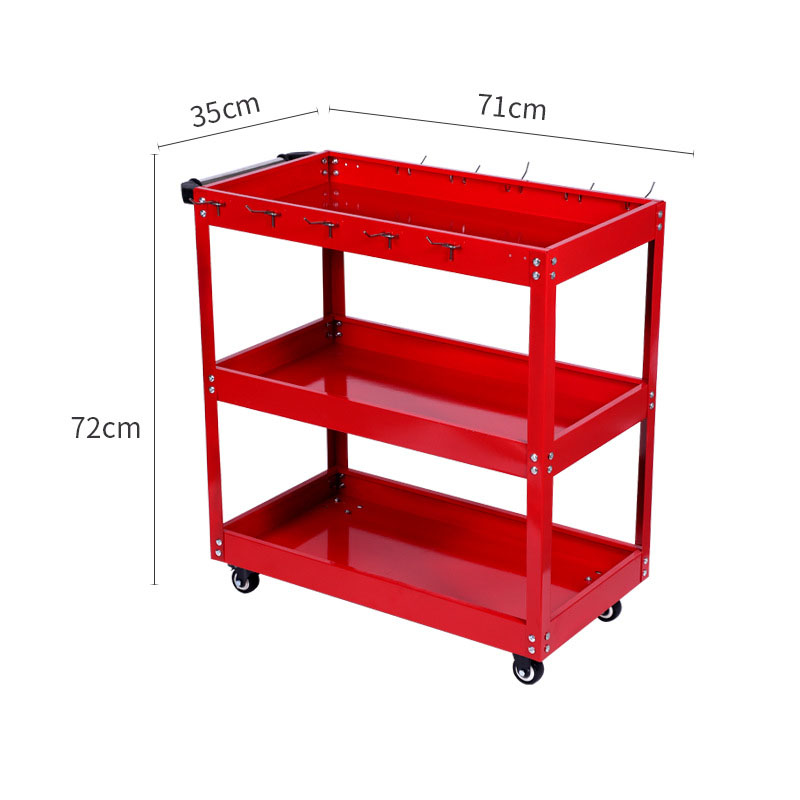 3단 이동식 공구 카트, 헤비 듀티 스틸 유틸리티 카트 - Tools Trolley For Workshop 리뷰 및 가격