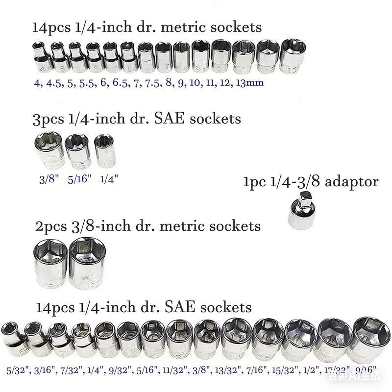 자동 분해 소켓 렌치 세트 자동차 기계 수리 도구 키트 - Car Workshop Tools And Equipment 리뷰 및 가격