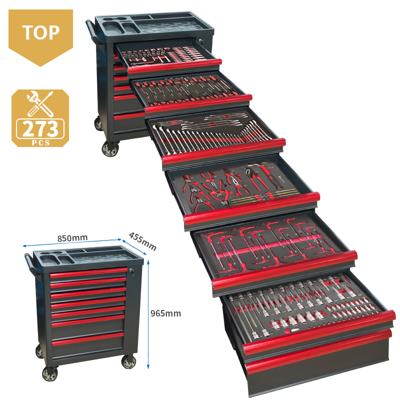 7단 서랍 공구 트롤리, 273개 EVA 폼 공구 세트 - Tools Trolley For Workshop 리뷰 및 가격