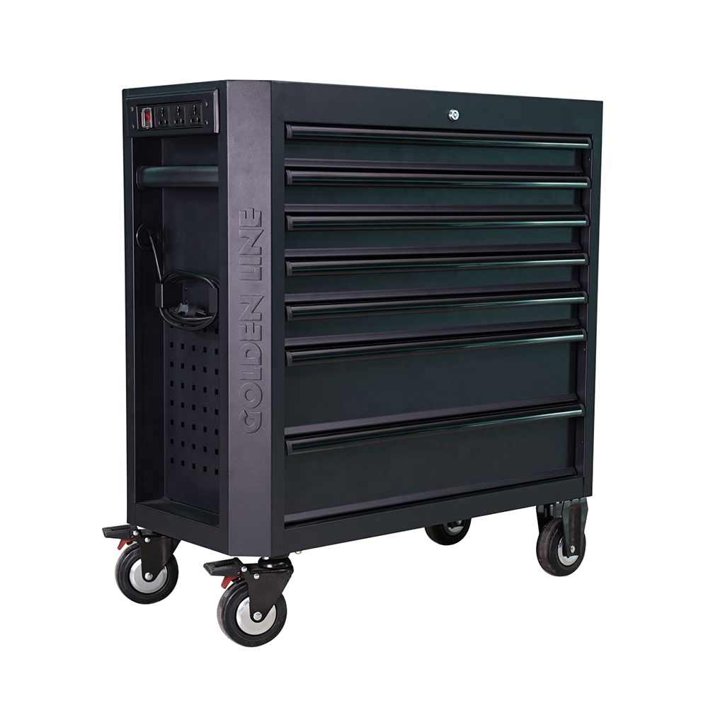 새로운 디자인의 고강도 스틸 서랍 공구함, 작업장용 탈 - Tools Trolley For Workshop 리뷰 및 가격