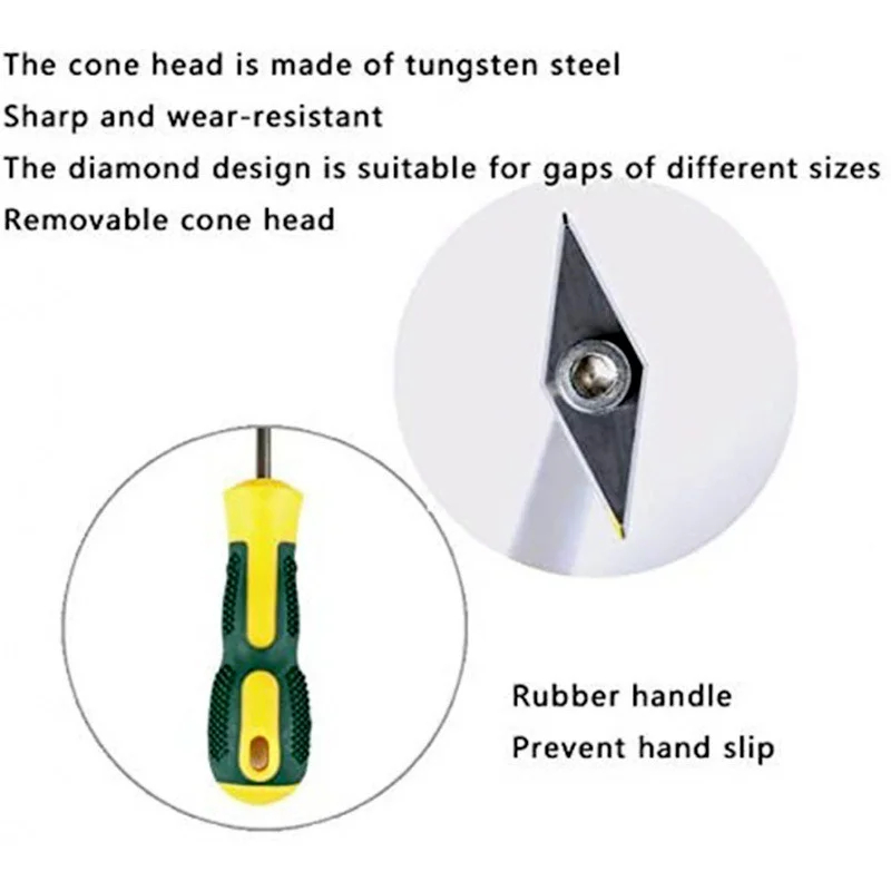 교체 가능한 세라믹 타일 그라우트 제거제 텅스텐 강철  - Workshop Cleaning Tools 리뷰 및 가격