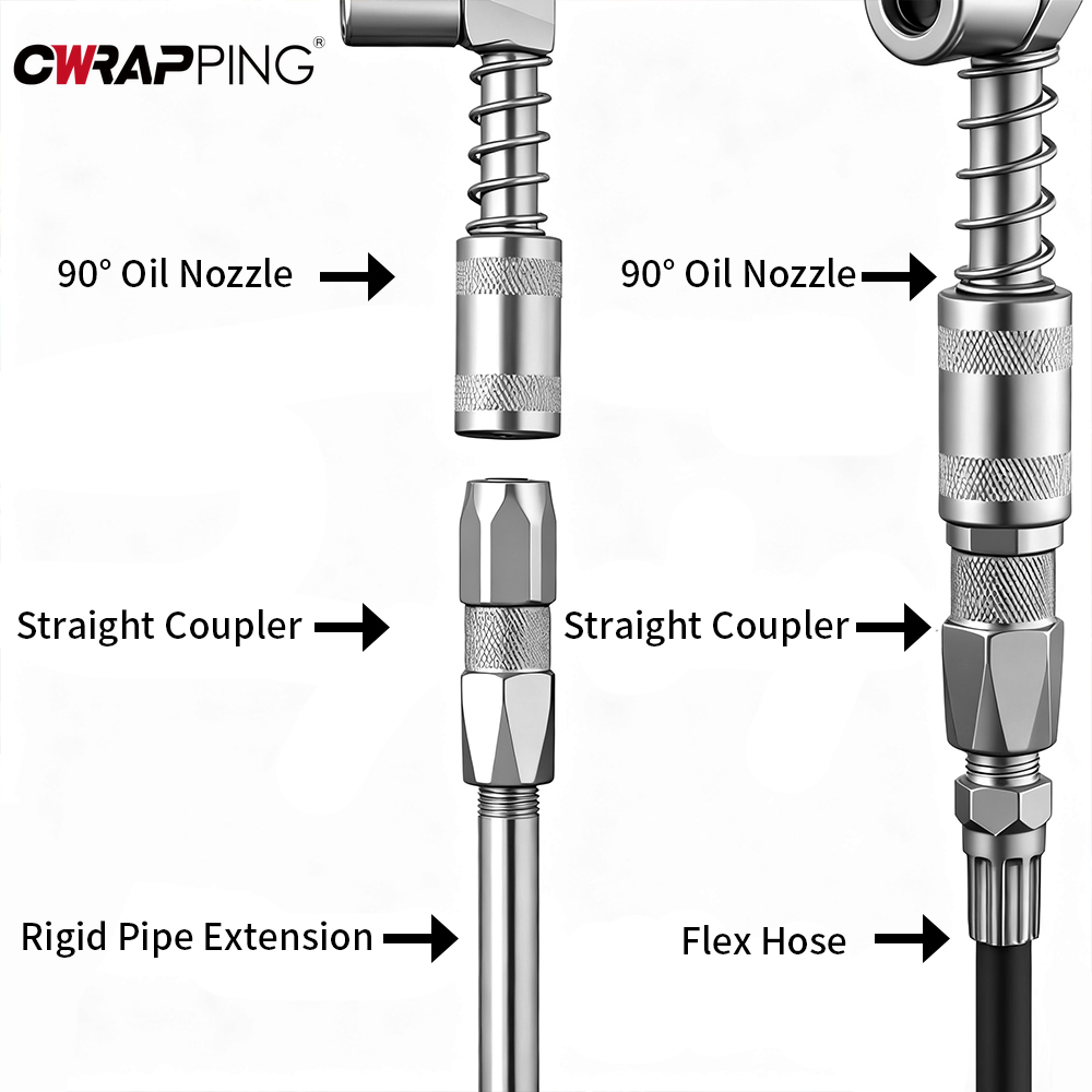 그리스 건 어댑터 90도 커플러 그리스 피팅 도구 자동 - Car Workshop Tools And Equipment 리뷰 및 가격