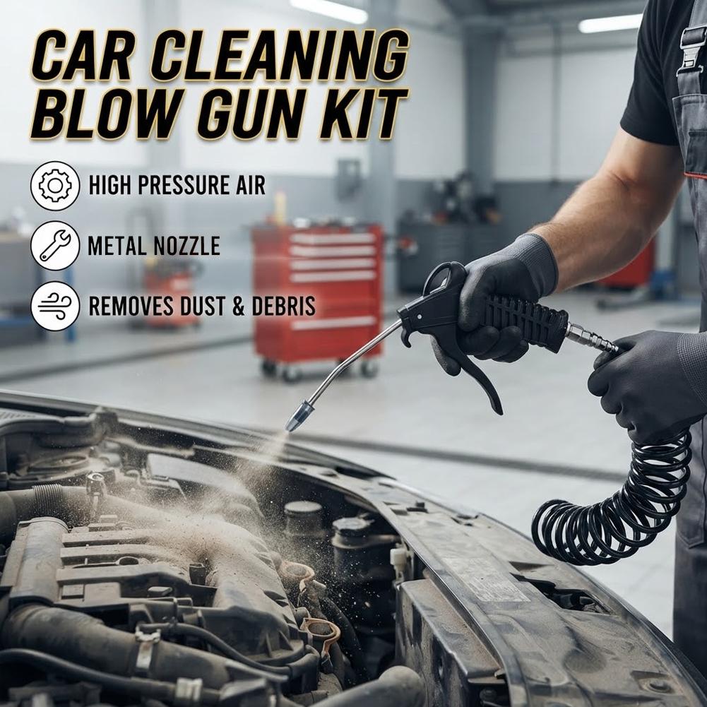 5m 길이의 코일형 에어 호스가 포함된 에어 블로우 건 - Workshop Cleaning Tools 리뷰 및 가격